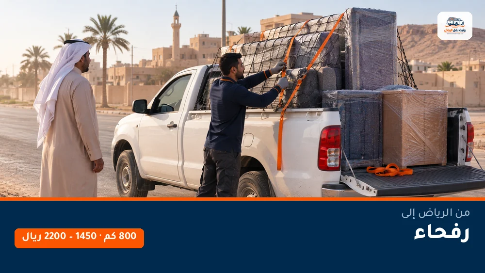 وانيت نقل عفش من الرياض إلى رفحاء