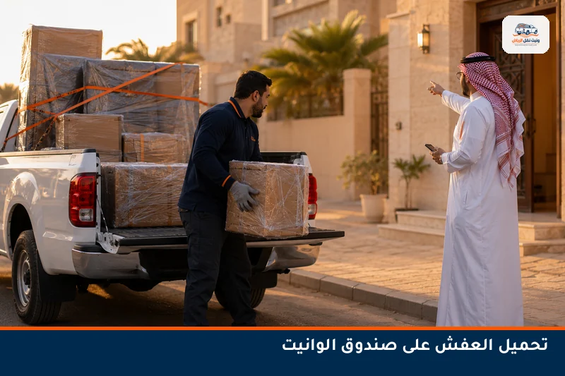 تحميل العفش على صندوق الوانيت في الرياض
